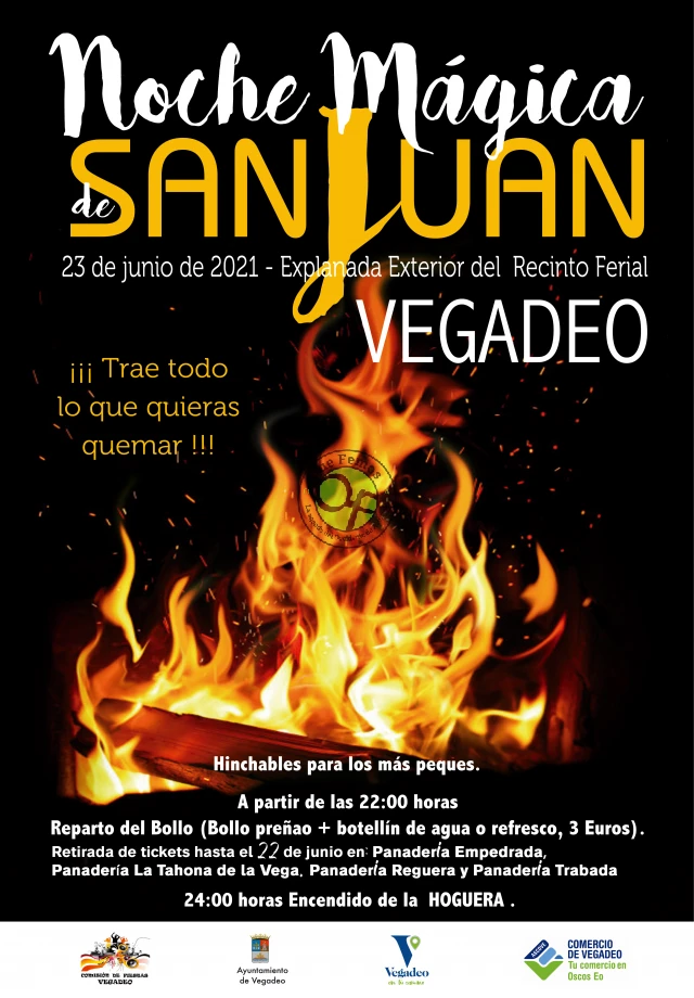 Vegadeo celebra la noche mágica de San Juan