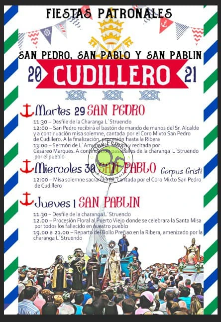 Fiestas de San Pedro, San Pablo y San Pablín 2021 en Cudillero
