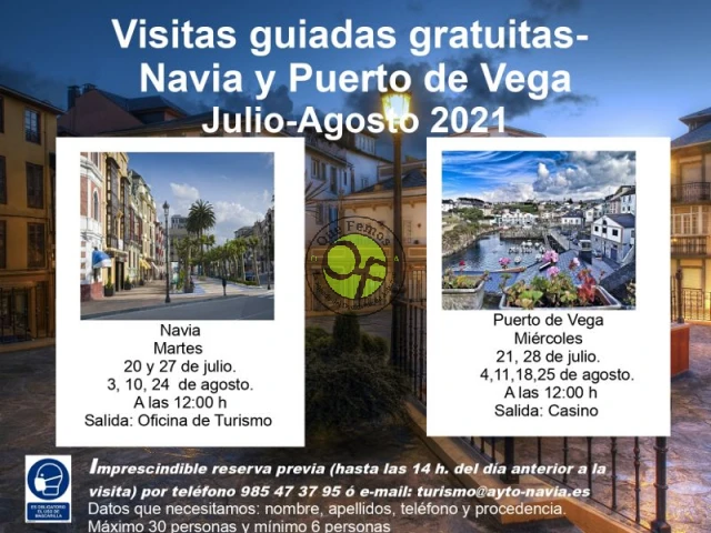 Visitas guiadas por Navia y Puerto de Vega: verano 2021