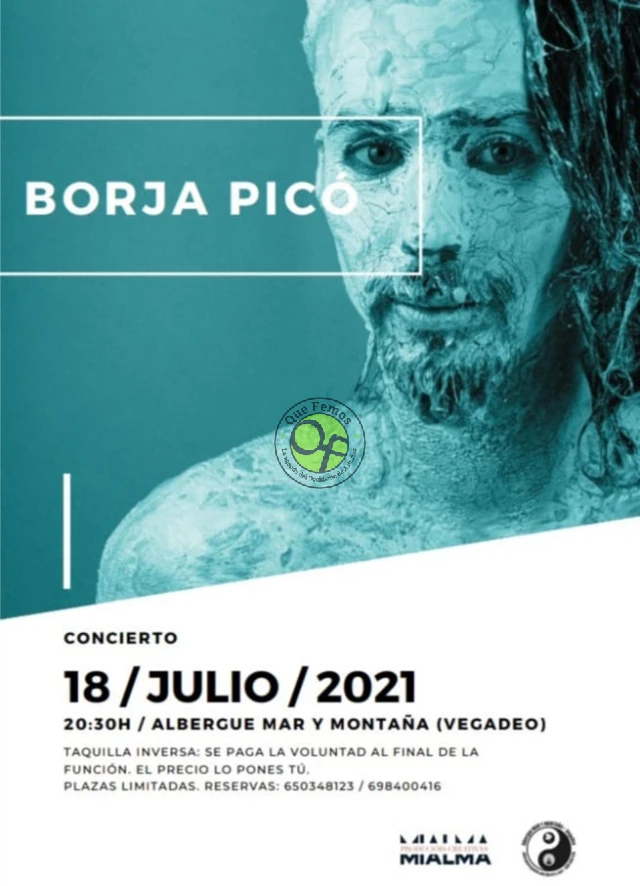 Concierto de Borja Picó en Vegadeo