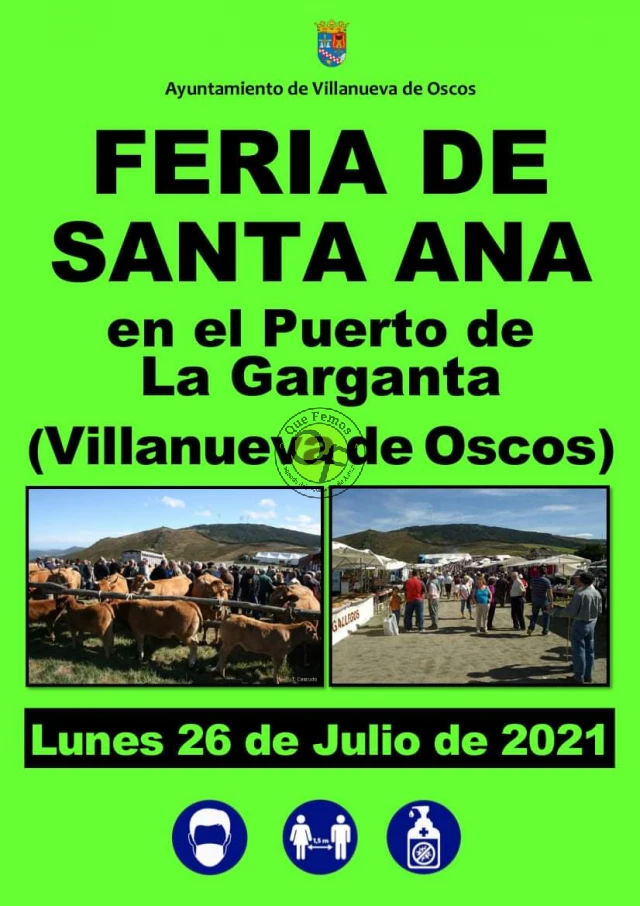 Feria de Santa Ana 2021 en A Garganta
