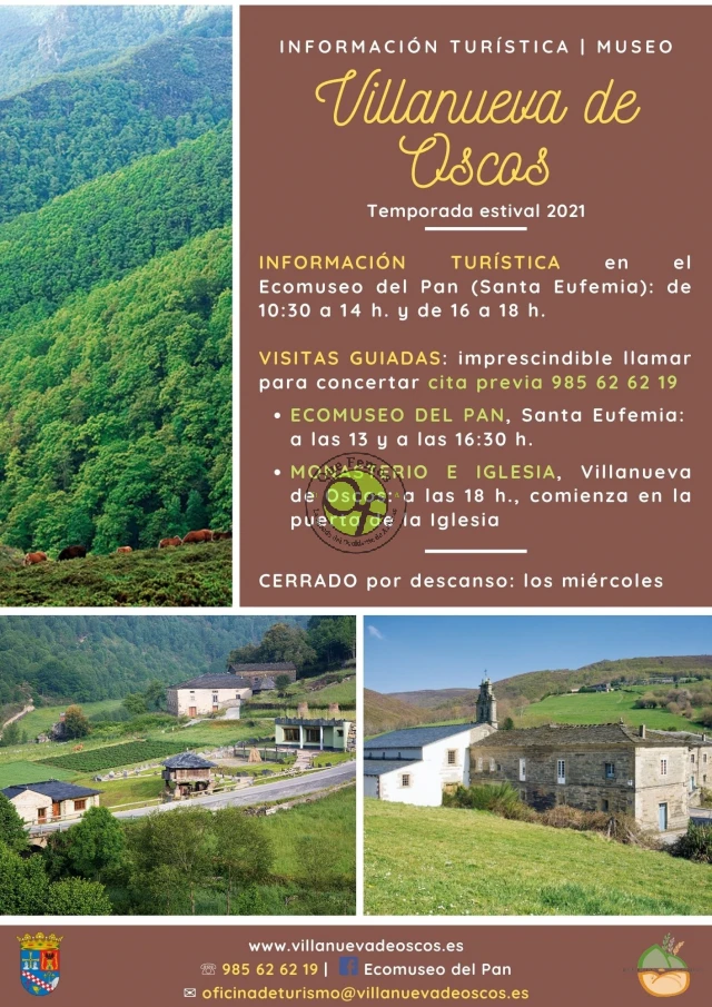 Información turística en Villanueva de Oscos