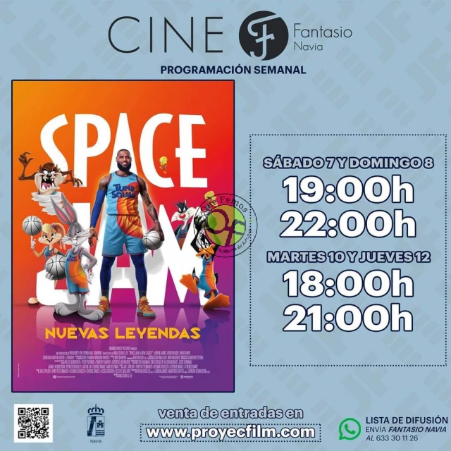 Cine en Navia: SpaceJam Nuevas Leyendas