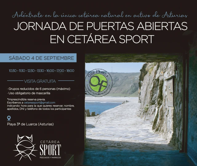 Jornada de Puertas Abiertas en Cetárea Sport: septiembre 2021