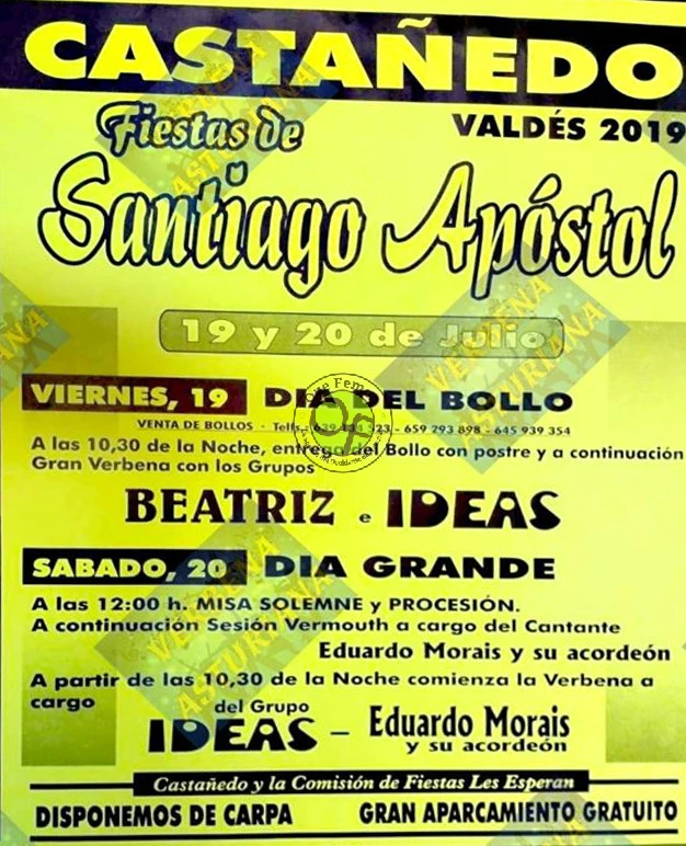 Fiestas de Santiago Apóstol 2019 en Castañedo