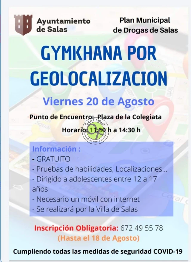 Gymkhana por Geolocalización en Salas