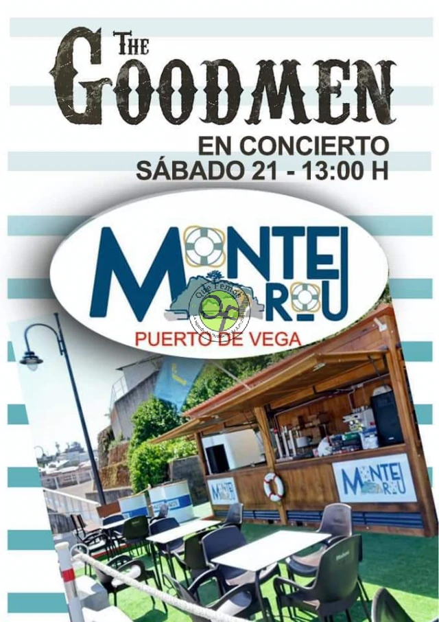 Concierto de The Goodmen en Puerto de Vega