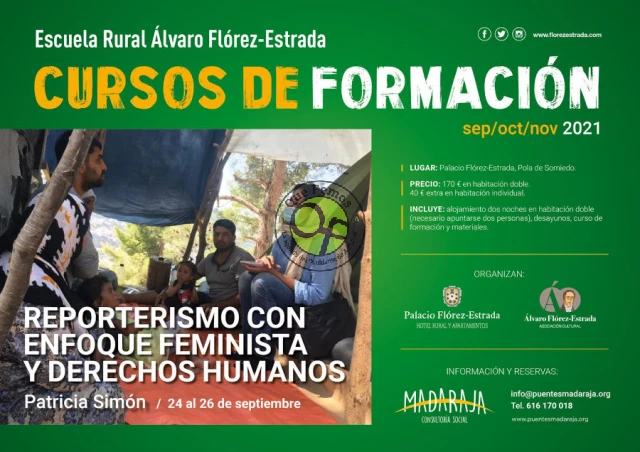 Curso sobre reporterismo con enfoque feminista y derechos humanos en la Escuela Rural Álvaro Flórez-Estrada