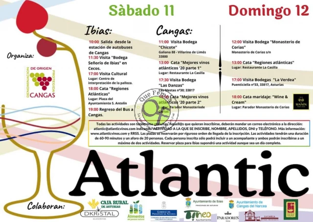 Concurso de vinos atlánticos en Ibias y Cangas
