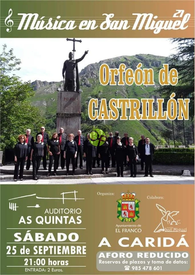 Concierto del Orfeón de Castrillón en As Quintas