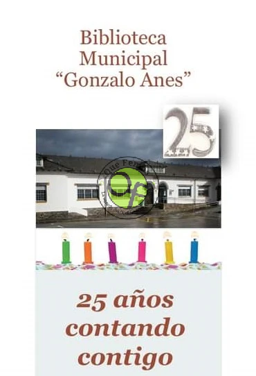 La Biblioteca Municipal Gonzalo Anes de Coaña celebra su 25 aniversario con actividades para todos los públicos