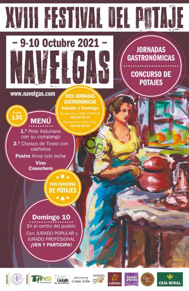 XVIII Festival del Potaje en Navelgas 2021