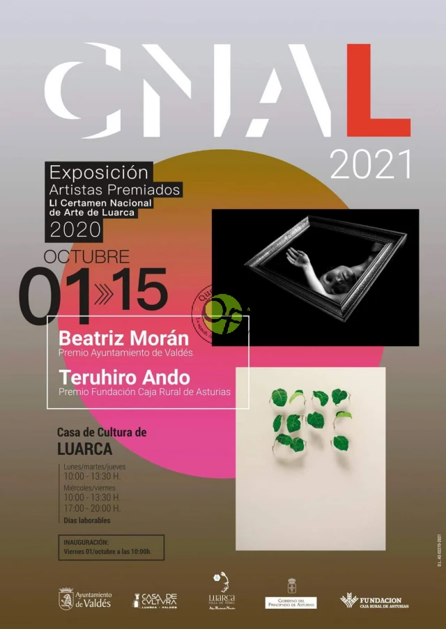 Exposición de los ganadores del CNAL 2020 en Luarca