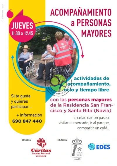 Voluntariado con las personas mayores de la Residencia San Francisco y Santa Rita de Navia