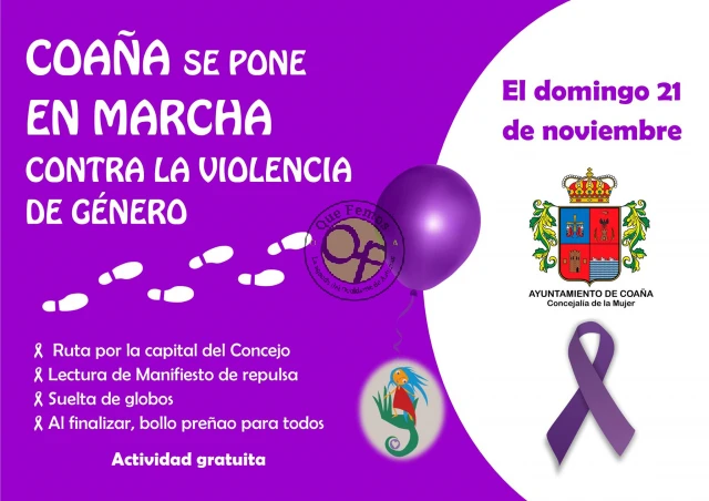 Jornada contra la violencia de género en Coaña