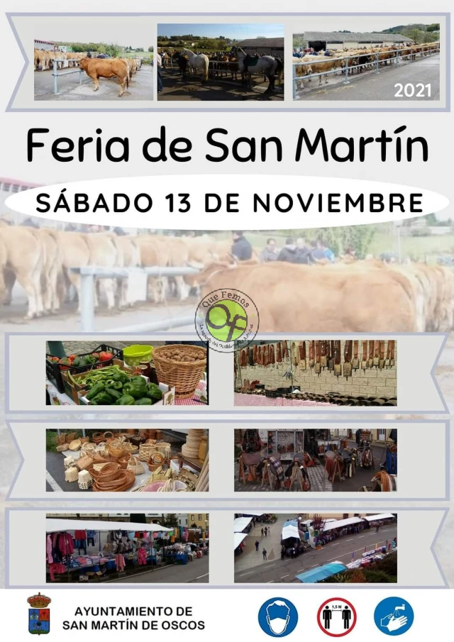 Feria de San Martín 2021 en San Martín de Oscos