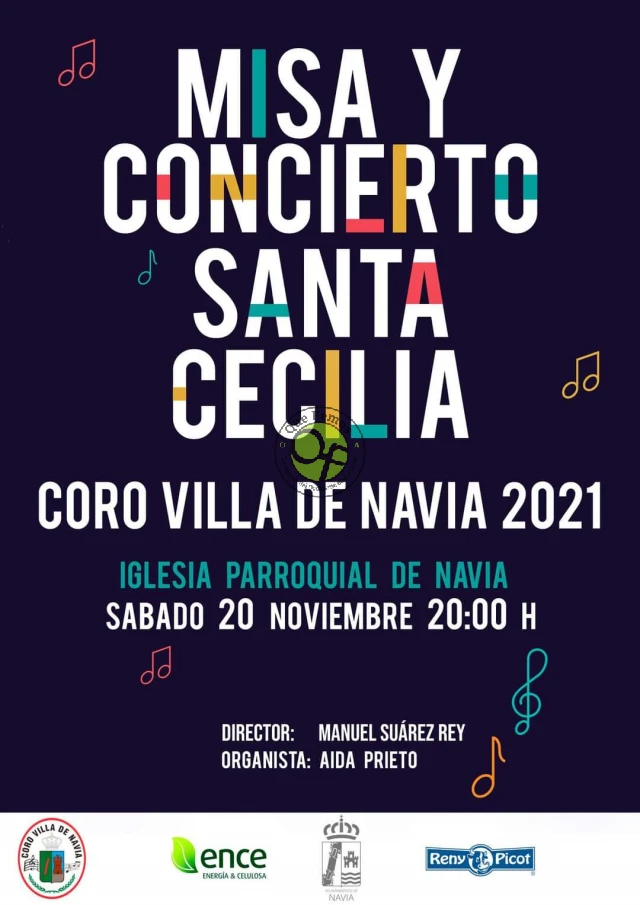 Concierto de Santa Cecilia 2021 en Navia