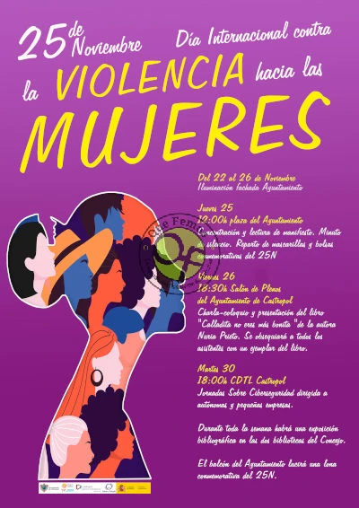 Castropol se suma al Día Contra la Violencia hacia las Mujeres 2021