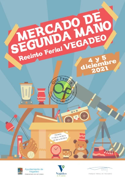 El recinto ferial de Vegadeo acogerá un Mercado de Segunda Mano