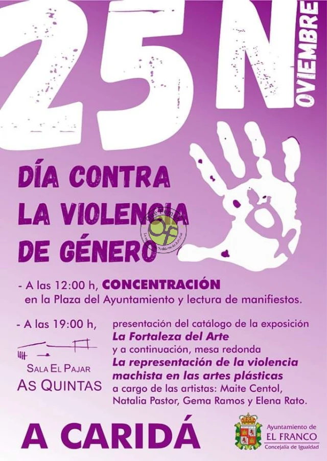 Actos en El Franco contra la Violencia de Género