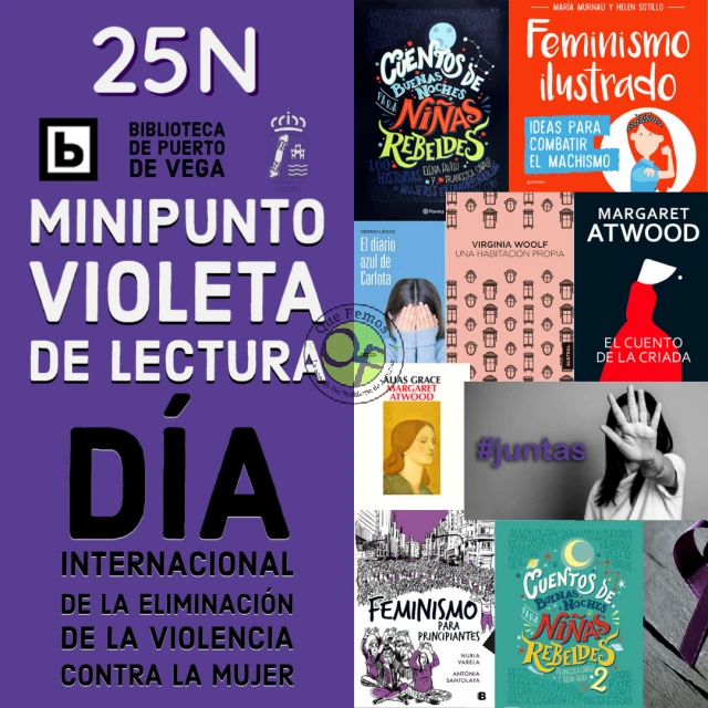 La Biblioteca de Puerto de Vega, comprometida con la lucha contra la Violencia de Género