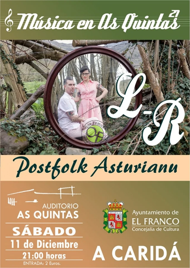 Leticia Baselgas y Rubén Bada protagonizan una cita con la mejor música asturiana en As Quintas