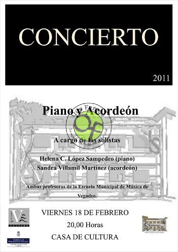 Concierto de acordeón y piano en A Veiga