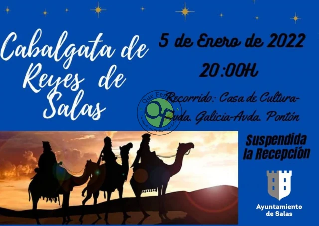 Cabalgata de los Reyes Magos 2022 en Cornellana, La Espina, Salas, y Lavio