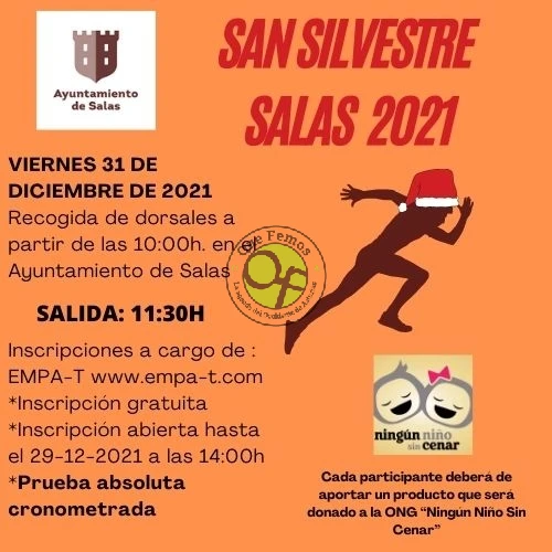 San Silvestre 2021 en Salas