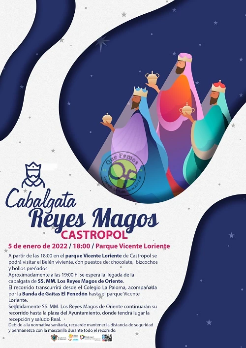 Cabalgata de los Reyes Magos 2022 en Castropol