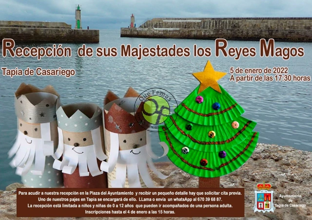 Cabalgata de los Reyes Magos 2022 en Tapia de Casariego