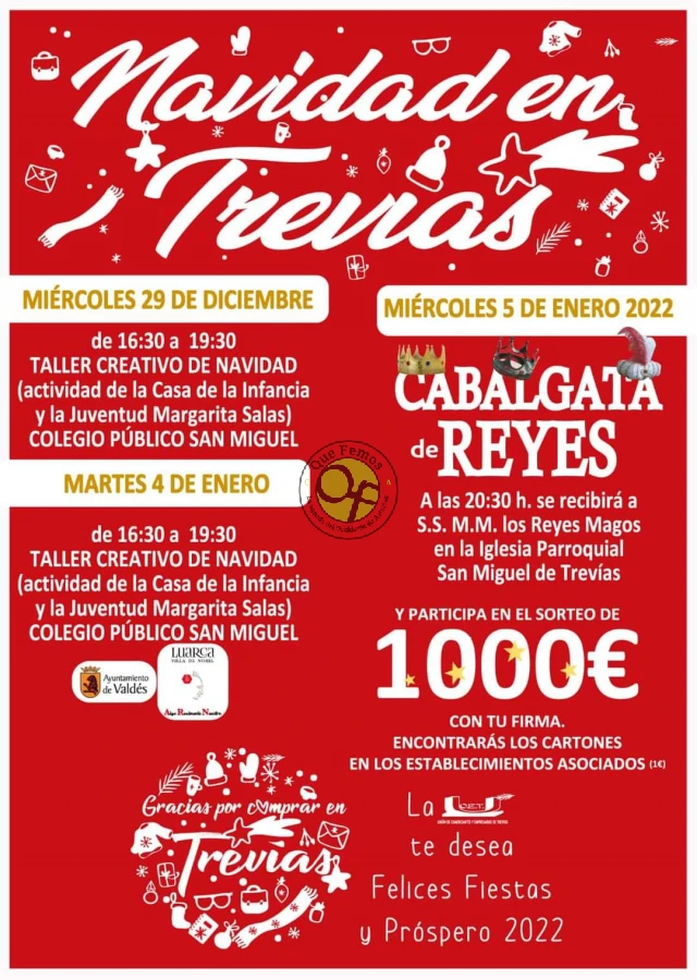 Navidad y Cabalgata de los Reyes Magos 2022 en Trevías