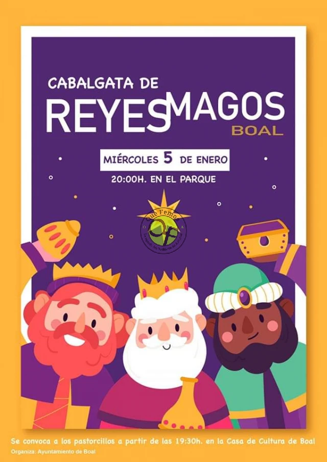 Cabalgata de los Reyes Magos 2022 en Boal