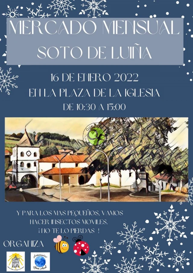 Mercado mensual de Soto de Luiña: enero 2022