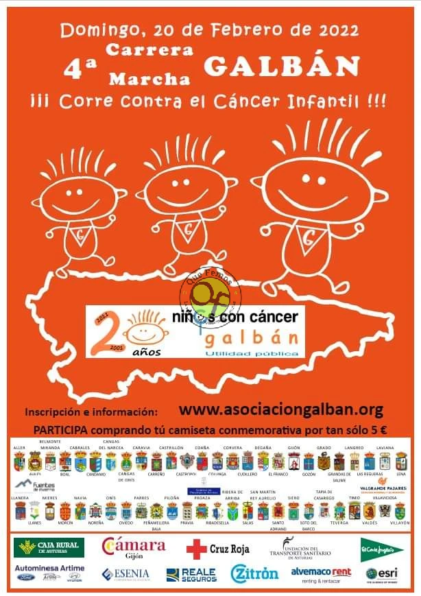 IV Carrera Galbán ¡Corre contra el cáncer infantil! 2022 en Navia
