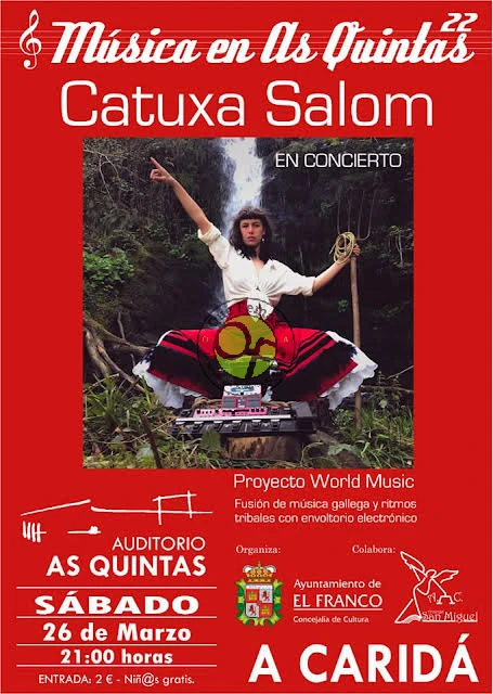 Catuxa Salom protagoniza un concierto en As Quintas