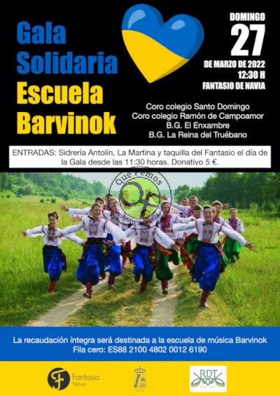 Gala solidaria para la Escuela Barvinok en Navia