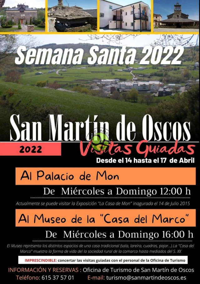 San Martín de Oscos en visitas guiadas: Semana Santa 2022