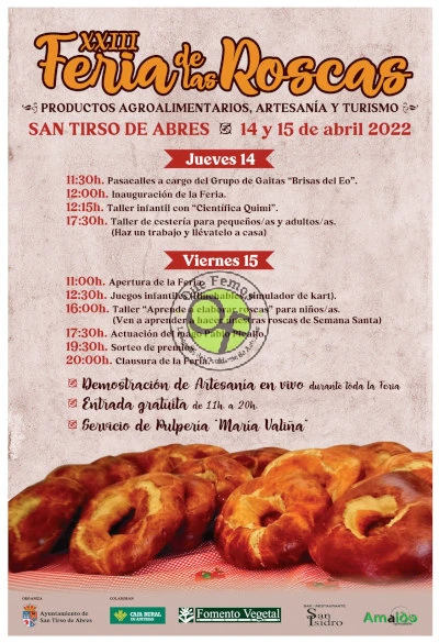 XXIII Feria de las Roscas en San Tirso de Abres 2022