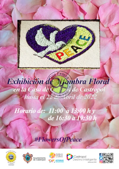 Exhibición floral en la Casa de Cultura de Castropol