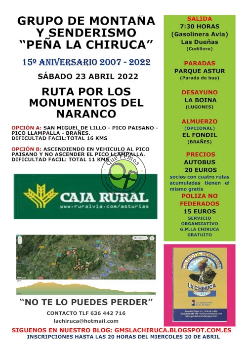 Grupo de Montaña La Chiruca: ruta por los monumentos del Naranco
