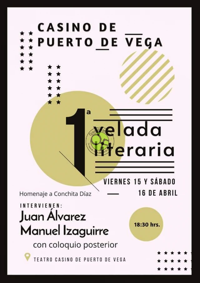 I Velada literaria en el Teatro Casino de Puerto de Vega