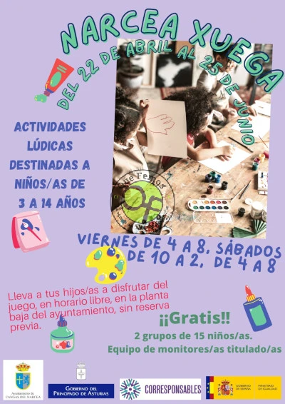 Narcea Xuega: actividades lúdicas para infancia en Cangas del Narcea