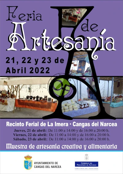 Feria de Artesanía en Cangas del Narcea: abril 2022
