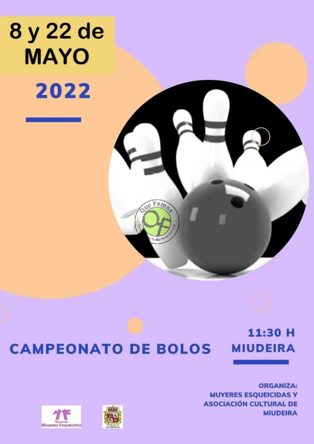 Campeonato de bolos en Miudeira: mayo 2022
