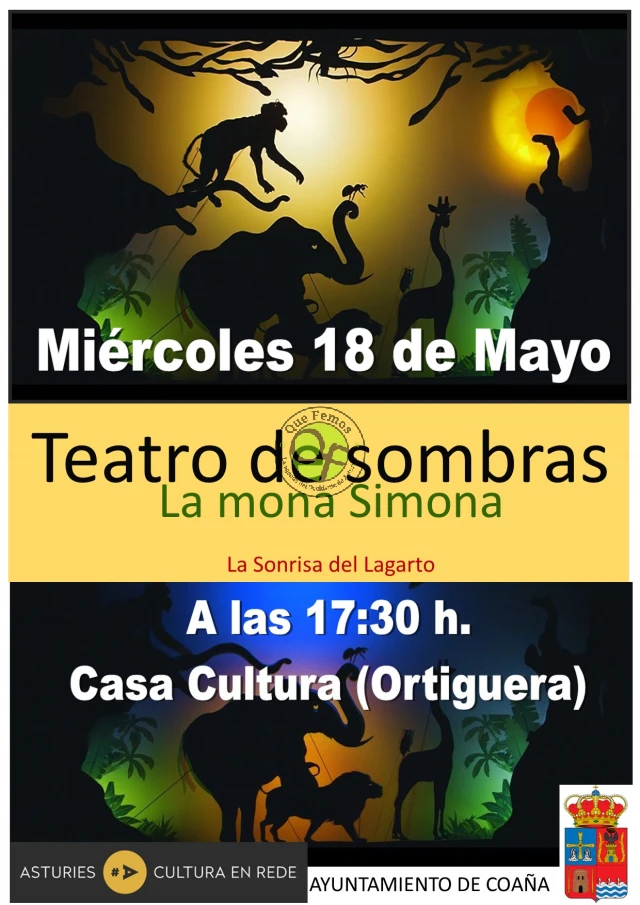 Teatro de sombras en Ortiguera