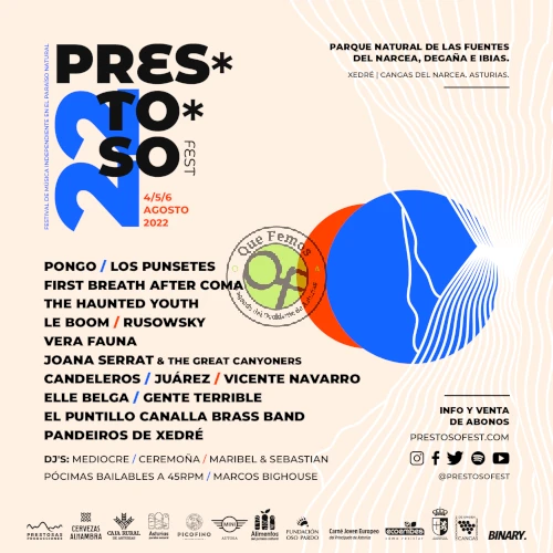 Prestoso Fest 2022 en Xedré y Cangas del Narcea
