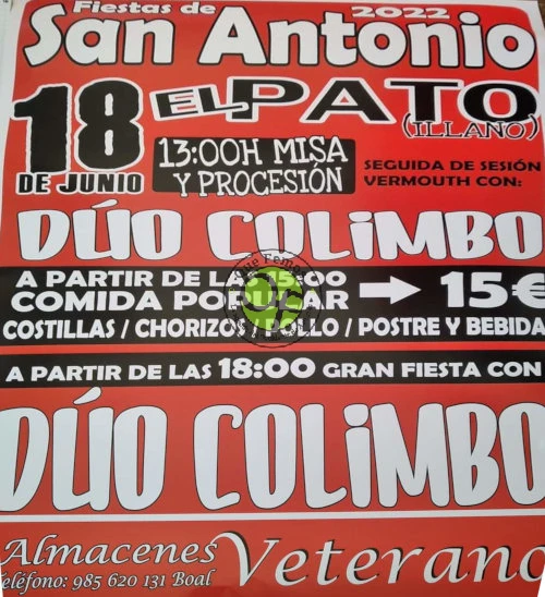 Fiestas de San Antonio 2022 en El Pato