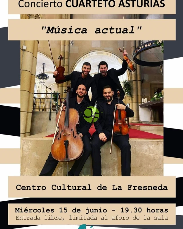 Concierto de Cuarteto Asturias en La Fresneda