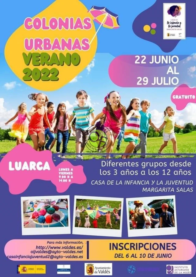 Colonias Urbanas de Luarca: Verano 2022